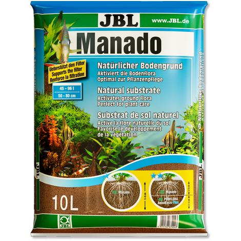 JBL Manado – Substrato Naturale per Acquari d’Acqua Dolce 10 litri JBL Manado – Substrato Naturale per Acquari d’Acqua Dolce 10 litri